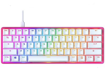 HyperX Alloy Origins 60 572Y6AA#ACB Mechanical Gaming Keyboard,HX Red,Backlight, PINK,RU