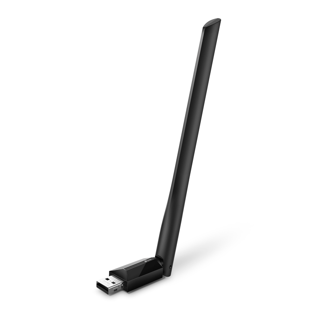 USB-адаптер TP-Link Archer T2U Plus, AC600 Двухдиапазонный Wi-Fi USB-адаптер высокого усиления.