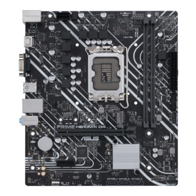 MB LGA1700 ASUS H610M-K D4,2xDDR4,12xUSB,M.2,4xSATAIII,mATX,PCIe16x, PCIe1x, HDMI,VGA