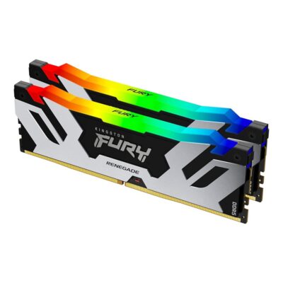 DDR5 32GB (2x16GB) PC-51200 (6400MHz) KINGSTON FURY RENEGADE RGB XMP KF564C32RSAK2-32