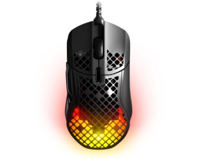 SteelSeries Aerox 5 Gaming Mouse, 18000cpi 6 button,USB,BLACK