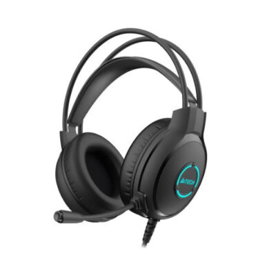 Наушники с микрофоном A4Tech FSTYLER FH300U NEON USB BLACK