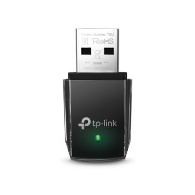 Сетевой адаптер TP-Link Archer T3U, USB 3.0, 867 Мбит/с 5ГГц + 400 Мбит/с 2.4 ГГц