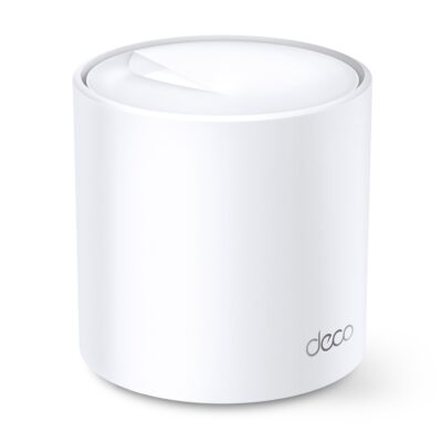 Беспроводная MESH-система Wi-Fi TP-Link Deco X20 (1-pack) MU-MIMO Wi-Fi 6, 802.11ax/ac/n/a 5 ГГц, IEEE 802.11ax/n/b/g 2,4 ГГц, 2 гигабитных порта, Режим роутера, Режим точки доступа