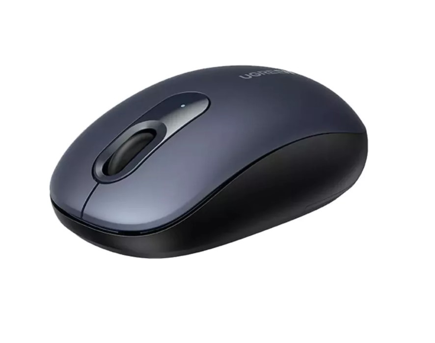 Мышь UGREEN MU105 90550, беспроводная USB, оптическая, тёмно-синяя