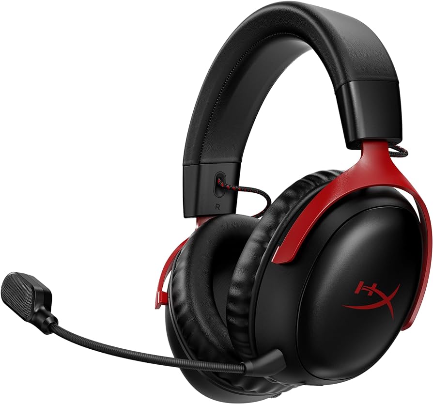 Наушники с микрофоном HYPERX 727A9AA HYPERX Cloud III ProGame DTS Spatial Audio jack 3.5 mm RED