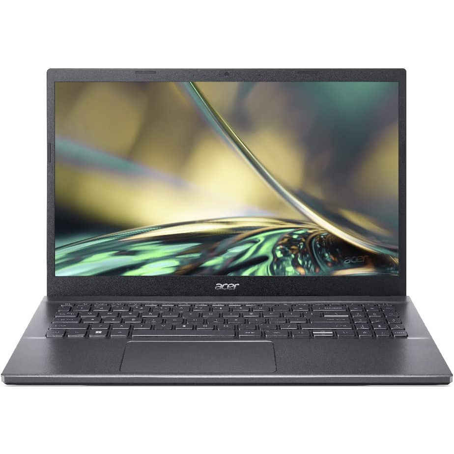 Acer Aspire 5 A515-58 Steel Grey Intel Core i7-1355U (10ядер/12потоков, up to 5.0Ghz), 16GB DDR5, 2TB M.2 NVMe PCIe, Intel® Iris® Xe Graphics Eligible 96EUs, 15.6" LED FULL HD (1920x1080), WiFi, BT, Cam, DOS, Eng-Rus Заводская клавиатура