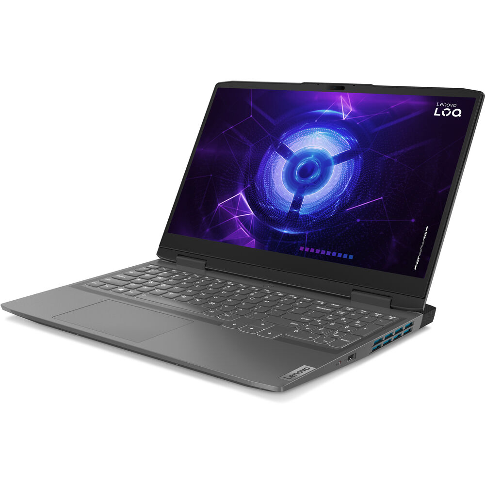 Lenovo LOQ 15ARP9 Luna Grey AMD Ryzen 7 7435HS (8 ядер/16 потоков, up to 4.5Ghz), 64GB DDR5, 2TB M.2 NVMe™ PCIe® 3.0 SSD, NVIDIA® GeForce® RTX 4050 6GB GDDR6, 15.6" IPS FULL HD (1920x1080) IPS 300nits 144Hz, WiFi 6, BT 5.0, HD WebCam, Backlight Chiclet Keyboard, Eng-Rus Заводская клавиатура с подсветкой