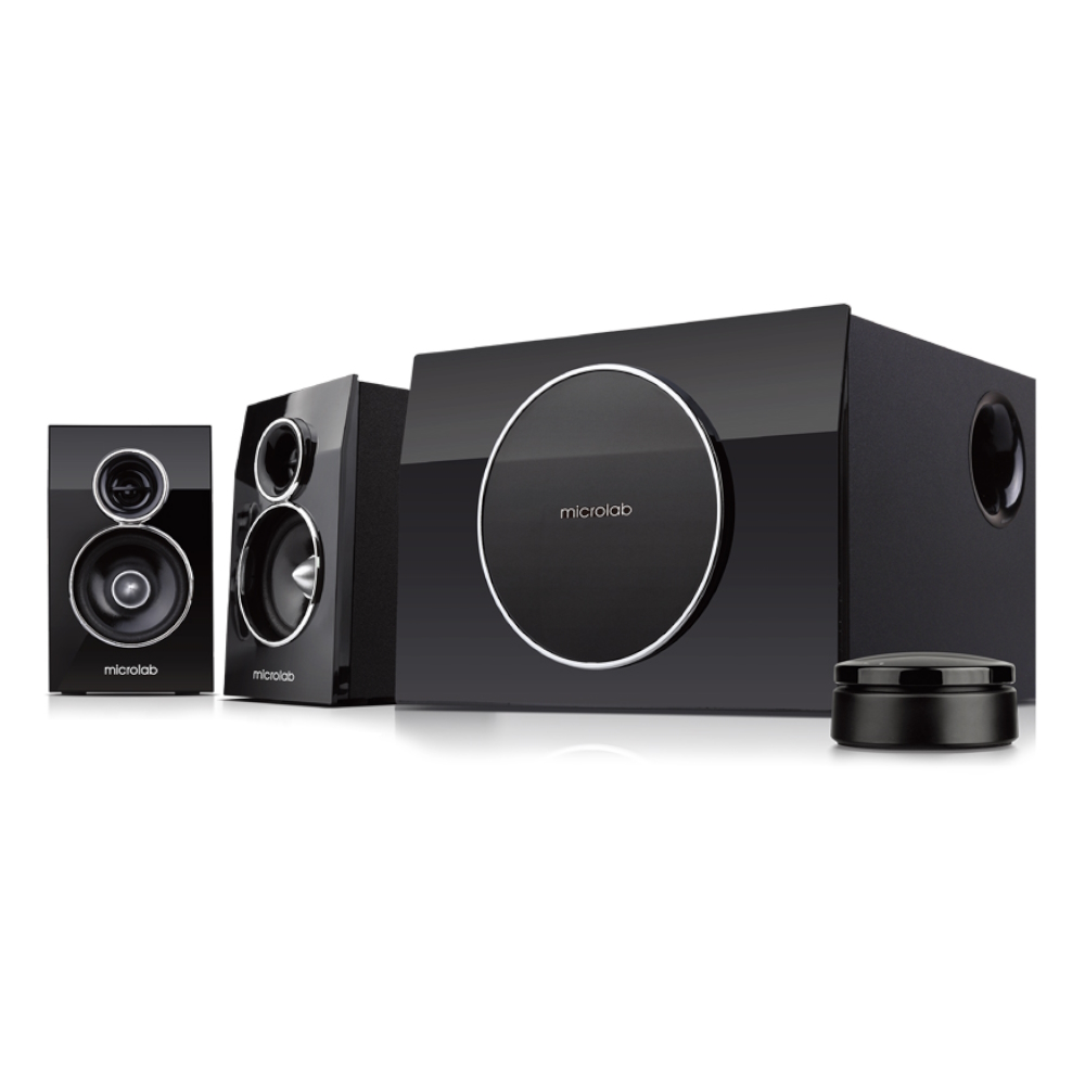 Microlab Subwoofer M-310BT 2.1 BLACK 35W(15W+2*10W), Bluetooth 5.0