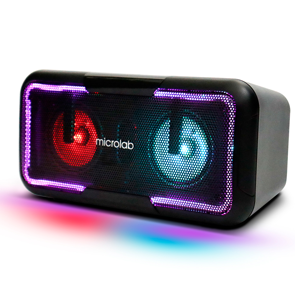 Microlab Portable Speakers BP11 8W LED, Bluetooth,1800mAH, microSD, 3.5mm Line in, USB, Type-C Power