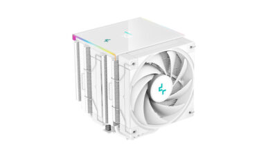 CPU cooler DEEPCOOL AK620 DIG. WH LGA1700/1200/115*/20**/AMD 2x120mm WHITE PWM FDB,500-1850rpm,6HP