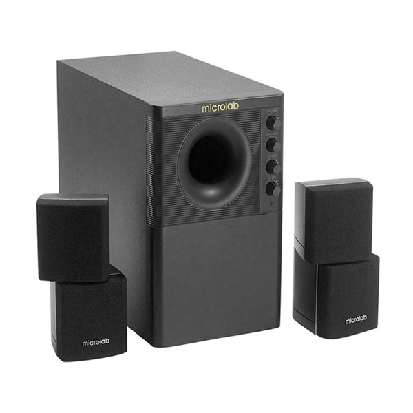 Microlab Subwoofer X3BT 5.1 BLACK 166W(24W*5+46W), Bluetooth 5.0