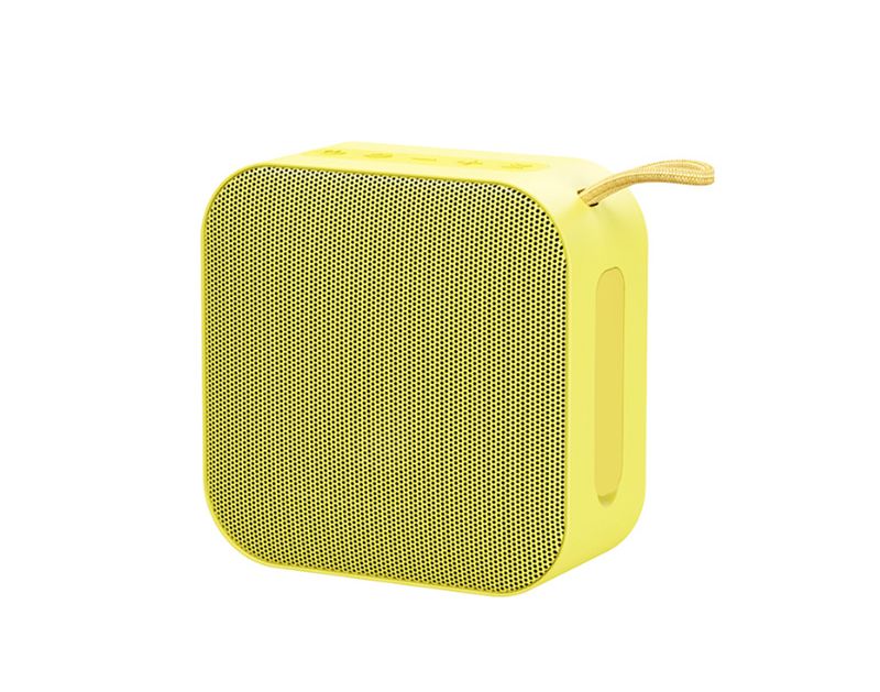 Портативная колонка REMAX RB-M2 (BT V5.0, TWS, FM, AUX, mSD, дальность 10 метров, 1500mAh, USB, DC5V/1A) yellow