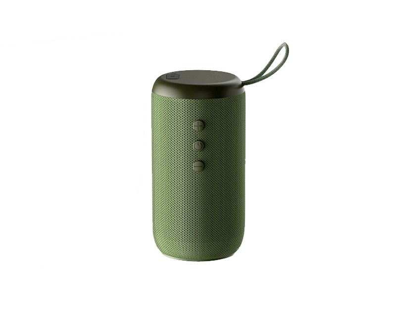 Портативная колонка REMAX RB-M62 (BT V5.3, TWS, FM, AUX, mSD, дальность 10 метров, 1200mAh, USB Type-c, DC5V/1A) green