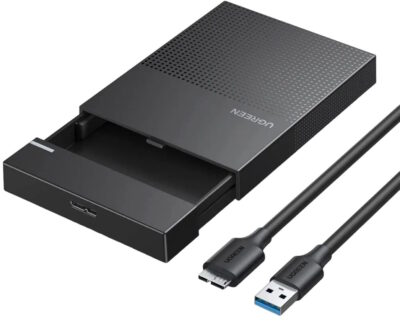 Корпус UGREEN CM471 30725, внешний для HDD/SSD 2.5", кабель Micro-B to USB 3.0