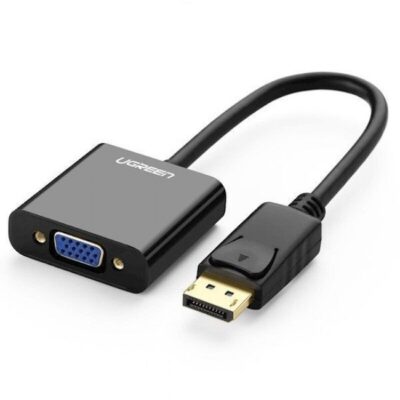 Конвертер UGREEN DP109 20415, DisplayPort to VGA, чёрный