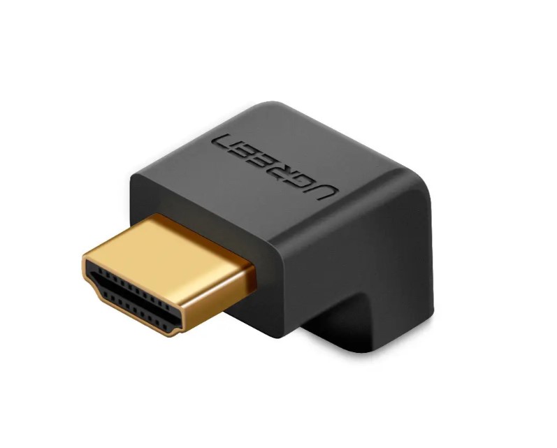 Переходник UGREEN HD112 20109, HDMI male to female, угловой (направление вниз)