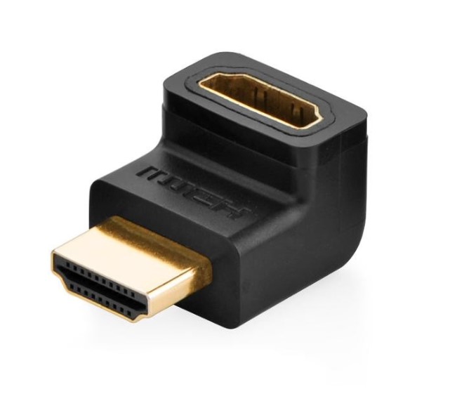 Переходник UGREEN HD112 20110, HDMI male to female, угловой (направление вверх)
