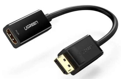 Конвертер UGREEN MM137 70694, DisplayPort male to HDMI female, 4K/2K 60Hz