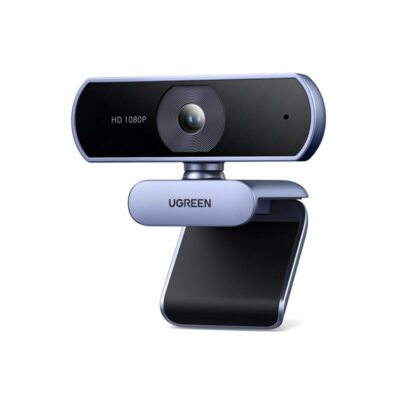 Веб-камера UGREEN CM678 (1080MP@30hz, Built-in 2 Mics, 85°(diagonal)/ 75°(horizontal), Lens Pixel: 200W, cable 2m, Plag&Play, black) 15728