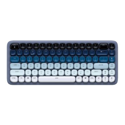 Клавиатура беспроводная механическая UGREEN FUN KU101 (84кл, английская раскладка, BT 5.0, 10m, 1800mAh, кабель USB-A - USB-C 1,6м, синяя) 90755