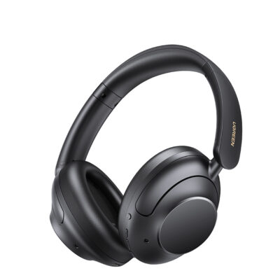 Наушники беспроводные UGREEN HP202 HiTune Max5 (BT5.0, 600мАч, до 90 ч работы, ANC 43 дБ, двойной микрофон, мет/пласт/эко-кожа) черный 25255