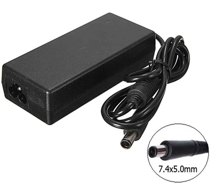 Блок питания для ноутбука DELL, 19.5V 4.62A 90W (7.4*5.0mm), с иглой, с кабелем питания