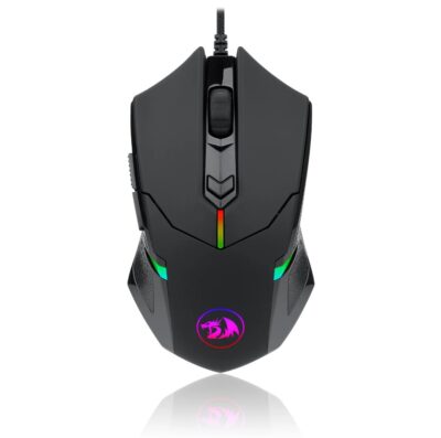 Мышь проводная игровая Redragon Centrophorus 2 M601-RGB DPI: 7200, 5 кнопок, RGB подсветка, черная