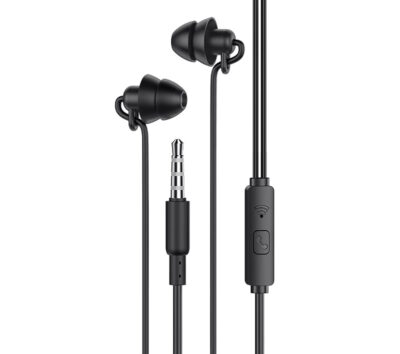 Наушники с микрофоном HOCO M81 Amazing rhyme, проводные, внутриканальные, mini jack 3.5 mm, черные