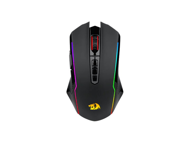 Мышь беспроводная Redragon Nix M914-RGB Wired+2.4G+BT BT 5.0, DPI: max 10000, 9 кнопок, RGB подсветка, черная