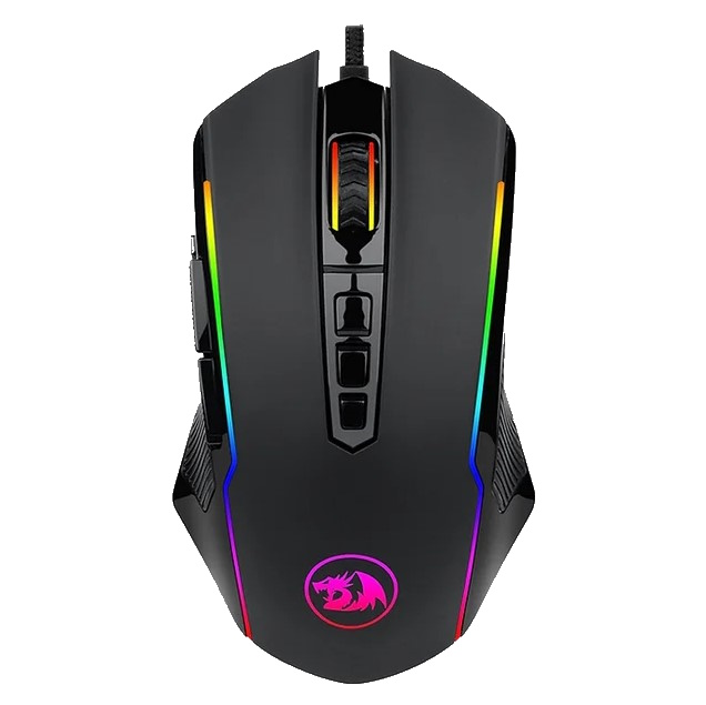 Мышь проводная игровая Redragon Ranger M910-K DPI: max8000, 9 кнопок, RGB подсветка, черная