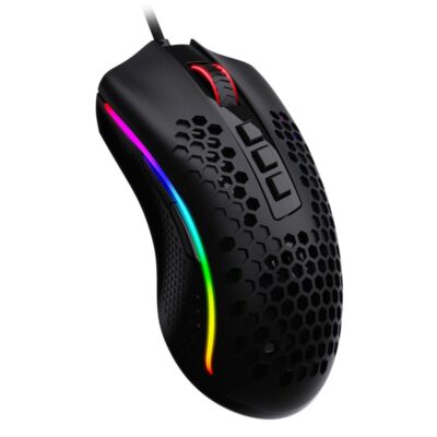 Мышь проводная игровая Redragon Storm M808 DPI: max 10000, 7 кнопок, RGB подсветка, черная