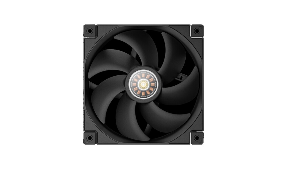 Cooler for PSU/CASE DEEPCOOL FT14 SLIM PWM BLACK LED 500-1650rpm 140mm