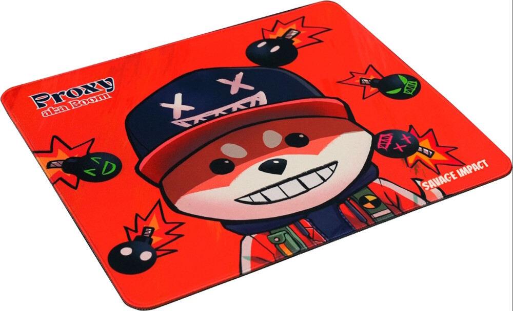 A4TECH BLOODY SAVAGE IMPACT BP-45 PROXY BOOM FIRE RED ELITE PRECISION GAMING MOUSE PAD (450x400x5mm)