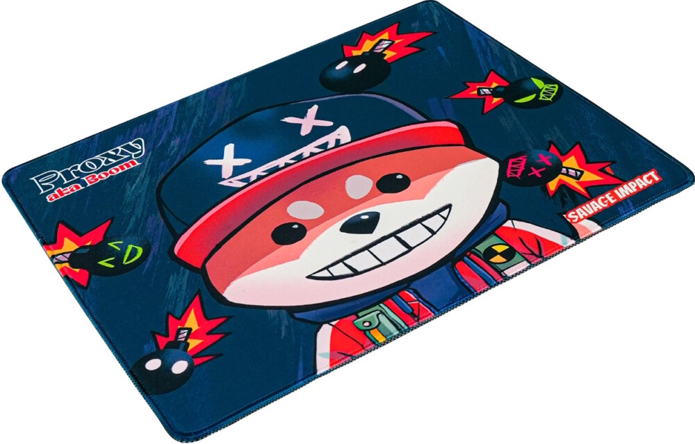 A4TECH BLOODY SAVAGE IMPACT BP-45 PROXY BOOM INK BLUE ELITE PRECISION GAMING MOUSE PAD (450x400x5mm)