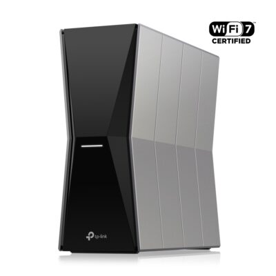 Маршрутизатор TP-Link Archer BE805 Tri-band Wi-Fi 7, 11520Mb/s 6GHz.+5760Mb/s 5GHz+1376Mb/s 2.4GHz .4xLAN 10 Gb/s, 2xUSB3.0