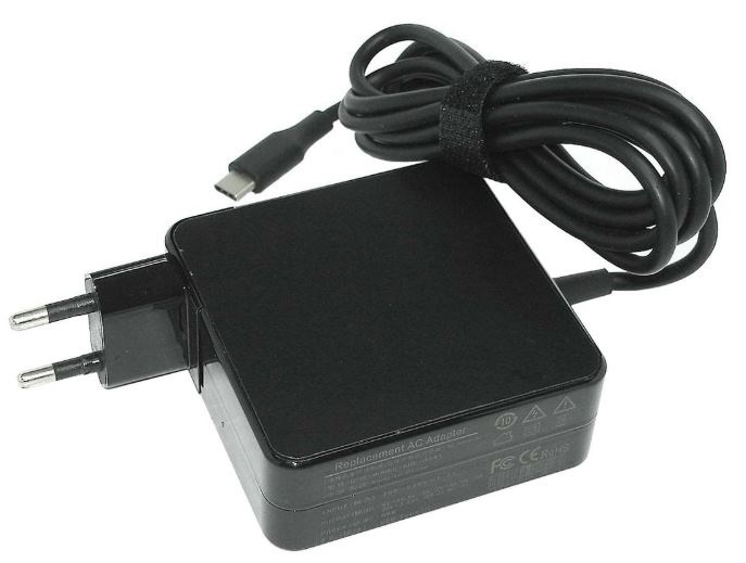 Блок питания для ноутбука ASUS, 20V 3.25A 65W (Type-C), с кабелем питания