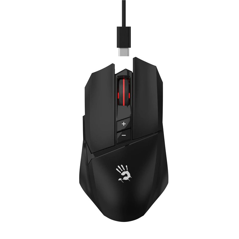 A4TECH BLOODY R36 ULTRA WAVELINK DUAL WIRELESS 12000CPI GAMING MOUSE 2.4GHz / USB BLACK