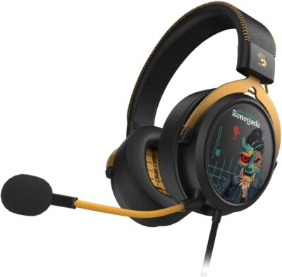 Наушники с микрофоном A4Tech BLOODY SAVAGE IMPACT M595 RENEGADE MIDNIGHT USB BLACK