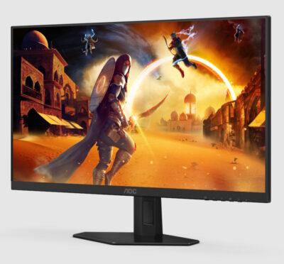 Монитор LCD 27" AOC 27G4HRE, Fast IPS, Black, 1920x1080, 200Hz, 80M:1, 300cd/m2, 178/178, 0,5ms, Tilt, G-SYNC Compatible, HDR 10, регулировка по наклону, динамики 2x2W, 2xHDMI и DP1.4, выход на наушники (HDMI, DP в комплекте)
