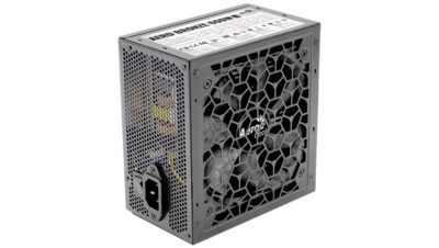 Блок питания Aerocool AERO BRONZE 600W , 600W, ATX, Bronze, APFC, 20+4pin, 4+4pin, 6*Sata, 4*Molex, 2*PCI-E 6+2pin, Вентилятор 12см, Кабель питания, Чёрный