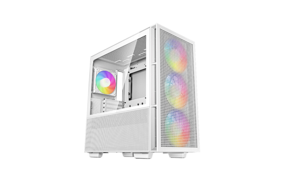 DEEPCOOL EATX CH560 WH WHITE w/o PSU USB3.0×2 Type-C*1 ARGB 3*140mm+1×120mm FAN