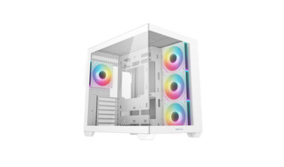 DEEPCOOL ATX CG530 4F WH WHITE w/o PSU USB3.0×2、USB2.0×1 Front, Type-C, 120mm*4 ARGB fans