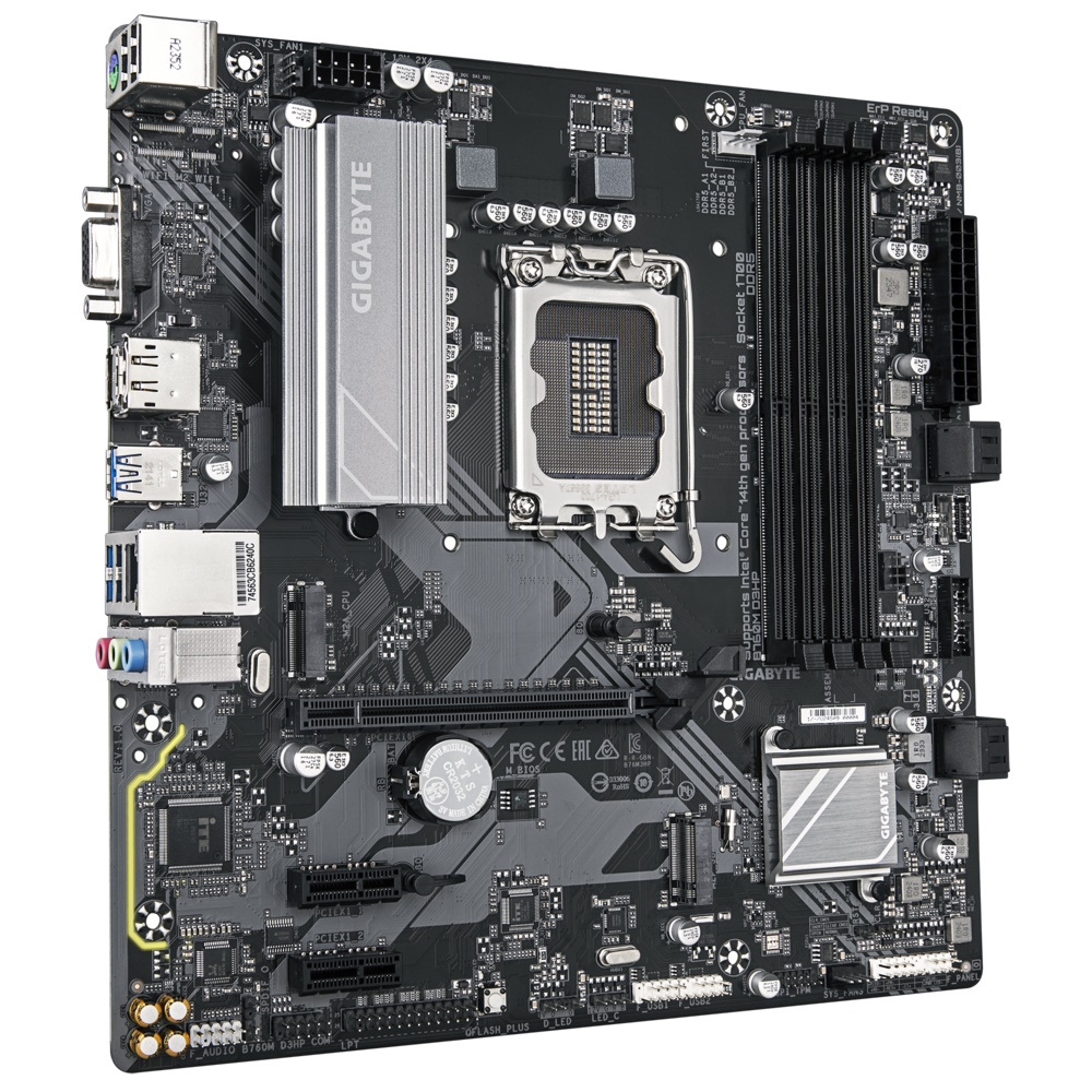MB LGA1700 GIGABYTE B760M D3HP,4xDDR5,5xUSB,4xSATAIII,mATX,M.2,3PCIe16x,VGA,HDMI,DP