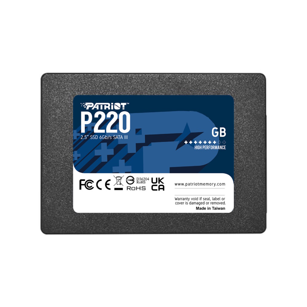 SSD PATRIOT P220 512GB 3D NAND SATAIII 550/500MB