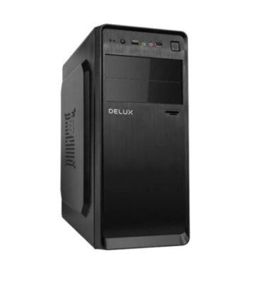 DELUX ATX DLC-DW604 400*176*410mm BLACK TAC 2.0 W/O PSU