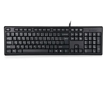 Delux K7010U wired keyboard black USB RUS