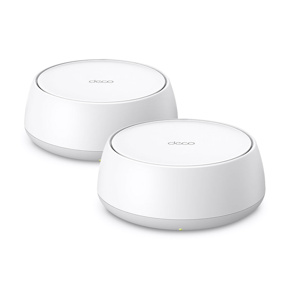 Беспроводная MESH-система Wi-Fi TP-Link Deco BE25 (2-pack) MU-MIMO Wi-Fi 7, 802.11be/ax/ac/n/a 5 ГГц, 802.11be/ax/n/b/g 2,4 ГГц, 2 порта 2.5 Гбит/с, Режим роутера, Режим точки доступа