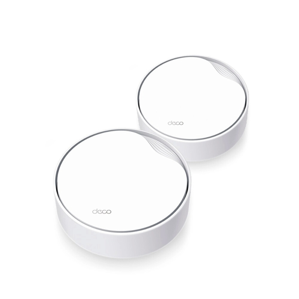 Беспроводная MESH-система Wi-Fi TP-Link Deco X50-PoE(2-pack), AX3000, Wi-Fi 6, 2,4 ГГц/5 ГГц, 802.11a/b/g/n/ac/ax, 2 порта 2,5 гбит/с WAN/LAN, PoE 8