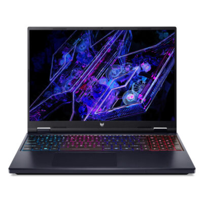 Acer Predator Helios Neo 16 PHN16-72 Obsidian Black Intel Core i7-14650HX (16 ядер/24 потока, up to 5.1Ghz), 8GB DDR5, 256GB M.2 NVMe™ PCIe® 3.0 SSD, NVIDIA® GeForce® RTX 4060 8GB GDDR6, 16.0" IPS WUXGA (1920x1200) 180Hz, WiFi 6, BT 5.0, HD WebCam, 4 x USB 3.2, 2 x USB Type-C, RJ-45, Backlight RGB Keyboard, Eng-Rus